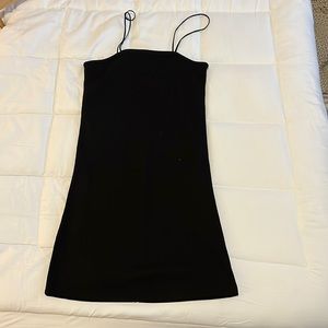 Small tight black dress